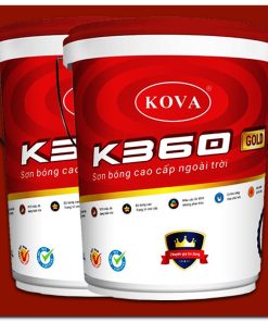 Sơn KOVA phủ bóng ngoài trời K360 - Mã màu kem sữa KV 343OW chính ...