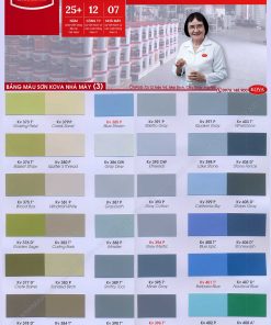 Bảng màu sơn Kova trong nhà mới nhất 3/3