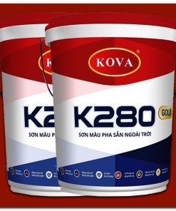 Sơn màu Kova pha sẵn ngoài trời màu nhạt K280 - Gold (20kg)