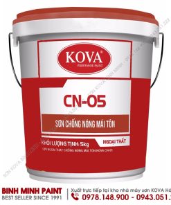 Sơn KOVA chống nóng hệ nước CN-05 chính hãng tại nhà máy sơn KOVA Hà Nội