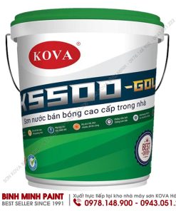 Mua sơn KOVA phủ trong nhà chính hãng tại nhà máy Kova Hà Nội
