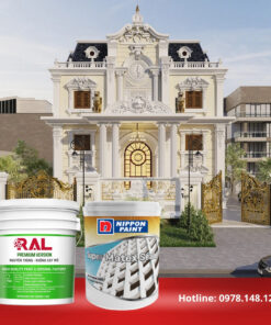 Sơn lót ngoại thất chất lượng cao NP SUPER MATEX SEALER vs RAL 4 son nippon lot ngoai that super matex sealer ral 2