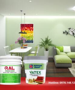 Sơn nội thất NP VATEX vs RAL 5 son nippon vatex ral 2