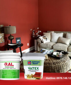 Sơn nội thất NP VATEX vs RAL 4 son nippon vatex ral 3