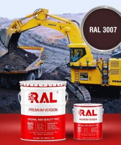 Sơn sắt thép Polyurethane cao cấp RAL RAPTOP RAL 3007 3 A3 Son Polyurethane cao cap RAL 3007