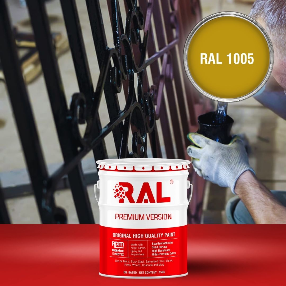 Sơn sắt thép Acrylic 2IN1 (Lót + phủ) RAL RAONER 2IN1 1005 2 A4 Son Acrylic 2IN1 RAL 1005