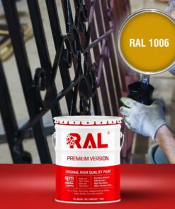 Sơn sắt thép Acrylic 2IN1 (Lót + phủ) RAL RAONER 2IN1 1006 3 A4 Son Acrylic 2IN1 RAL 1006