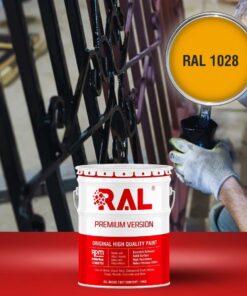 Sơn sắt thép Acrylic 2IN1 (Lót + phủ) RAL RAONER 2IN1 1028 3 A4 Son Acrylic 2IN1 RAL 1028