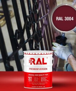 Sơn sắt thép Acrylic 2IN1 (Lót + phủ) RAL RAONER 2IN1 3004 3 A4 Son Acrylic 2IN1 RAL 3004