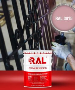 Sơn sắt thép Acrylic 2IN1 (Lót + phủ) RAL RAONER 2IN1 3015 3 A4 Son Acrylic 2IN1 RAL 3015