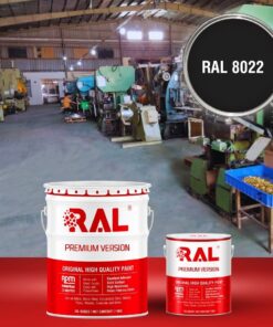 Sơn sắt thép Epoxy cao cấp RAL RAGUARD 8022 3 A5 Son Epoxy cao cap RAL 8022