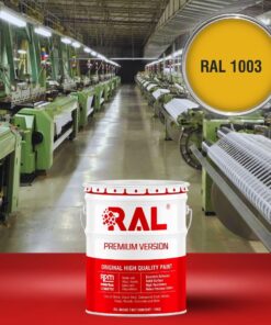 Sơn sắt thép công nghiệp Alkyd nhanh khô RAL RAKYD QD 1003 3 A6 Son cong nghiep Alkyd nhanh kho RAL 1003