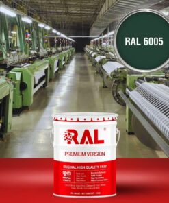 Sơn sắt thép công nghiệp Alkyd nhanh khô RAL RAKYD QD 6005 3 A6 Son cong nghiep Alkyd nhanh kho RAL 6005