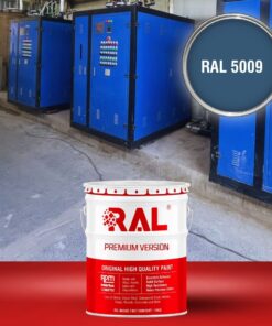 Sơn sắt thép công nghiệp Alkyd kinh tế RAL RAKYD 5009 3 A7 Son cong nghiep Alkyd kinh te RAL 5009