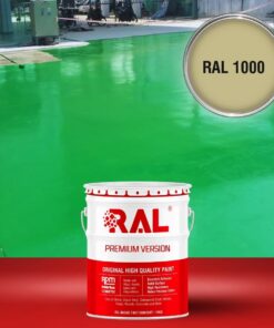 Sơn sàn công nghiệp Acrylic 2IN1 (Lót + phủ) RAL RAFLOOR 2IN1 1000 3 B10 Son san Acrylic 2IN1 Lot phu RAL 1000