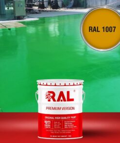 Sơn sàn công nghiệp Acrylic 2IN1 (Lót + phủ) RAL RAFLOOR 2IN1 1007 3 B10 Son san Acrylic 2IN1 Lot phu RAL 1007