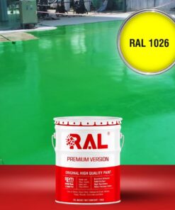 Sơn sàn công nghiệp Acrylic 2IN1 (Lót + phủ) RAL RAFLOOR 2IN1 1026 3 B10 Son san Acrylic 2IN1 Lot phu RAL 1026
