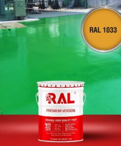 Sơn sàn công nghiệp Acrylic 2IN1 (Lót + phủ) RAL RAFLOOR 2IN1 1033 3 B10 Son san Acrylic 2IN1 Lot phu RAL 1033