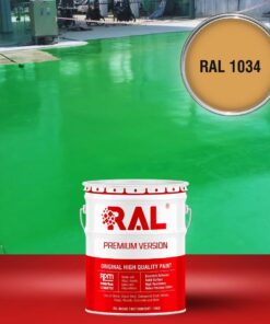 Sơn sàn công nghiệp Acrylic 2IN1 (Lót + phủ) RAL RAFLOOR 2IN1 1034 3 B10 Son san Acrylic 2IN1 Lot phu RAL 1034