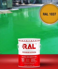 Sơn sàn công nghiệp Acrylic 2IN1 (Lót + phủ) RAL RAFLOOR 2IN1 1037 3 B10 Son san Acrylic 2IN1 Lot phu RAL 1037