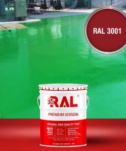 Sơn sàn công nghiệp Acrylic 2IN1 (Lót + phủ) RAL RAFLOOR 2IN1 3001 3 B10 Son san Acrylic 2IN1 Lot phu RAL 3001