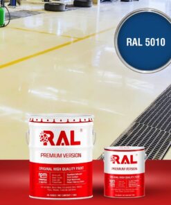 Sơn sàn công nghiệp chống tĩnh điện RAL RAFLOOR ANTI-STATIC 5010 3 B11 Son san chong tinh dien RAL 5010