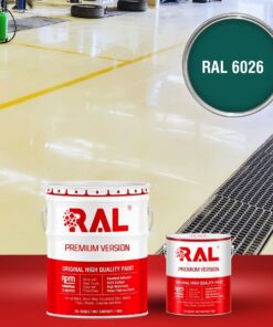 Sơn sàn công nghiệp chống tĩnh điện RAL RAFLOOR ANTI-STATIC 6026 3 B11 Son san chong tinh dien RAL 6026