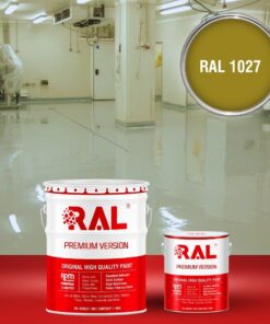 Sơn sàn công nghiệp kháng hóa chất RAL RAFLOOR ANTI-CHEM 1027 3 B13 Son san khang hoa chat RAL 1027
