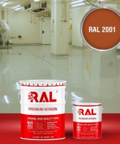 Sơn sàn công nghiệp kháng hóa chất RAL RAFLOOR ANTI-CHEM 2001 3 B13 Son san khang hoa chat RAL 2001