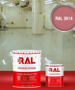 Sơn sàn công nghiệp kháng hóa chất RAL RAFLOOR ANTI-CHEM 3014 3 B13 Son san khang hoa chat RAL 3014