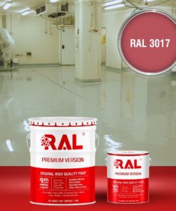 Sơn sàn công nghiệp kháng hóa chất RAL RAFLOOR ANTI-CHEM 3017 3 B13 Son san khang hoa chat RAL 3017