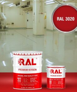 Sơn sàn công nghiệp kháng hóa chất RAL RAFLOOR ANTI-CHEM 3020 3 B13 Son san khang hoa chat RAL 3020