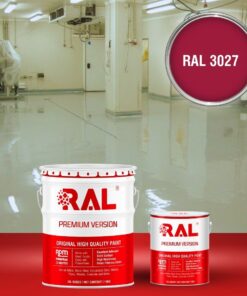 Sơn sàn công nghiệp kháng hóa chất RAL RAFLOOR ANTI-CHEM 3027 3 B13 Son san khang hoa chat RAL 3027
