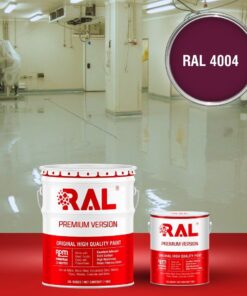 Sơn sàn công nghiệp kháng hóa chất RAL RAFLOOR ANTI-CHEM 4004 3 B13 Son san khang hoa chat RAL 4004