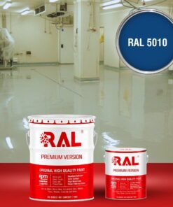 Sơn sàn công nghiệp kháng hóa chất RAL RAFLOOR ANTI-CHEM 5010 3 B13 Son san khang hoa chat RAL 5010