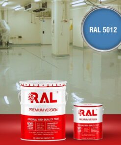 Sơn sàn công nghiệp kháng hóa chất RAL RAFLOOR ANTI-CHEM 5012 3 B13 Son san khang hoa chat RAL 5012