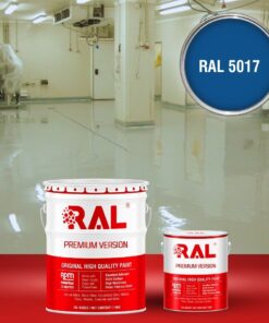 Sơn sàn công nghiệp kháng hóa chất RAL RAFLOOR ANTI-CHEM 5017 3 B13 Son san khang hoa chat RAL 5017