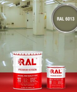 Sơn sàn công nghiệp kháng hóa chất RAL RAFLOOR ANTI-CHEM 6013 3 B13 Son san khang hoa chat RAL 6013