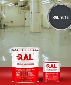 Sơn sàn công nghiệp kháng hóa chất RAL RAFLOOR ANTI-CHEM 7016 3 B13 Son san khang hoa chat RAL 7016
