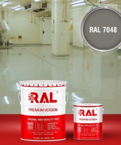 Sơn sàn công nghiệp kháng hóa chất RAL RAFLOOR ANTI-CHEM 7048 3 B13 Son san khang hoa chat RAL 7048