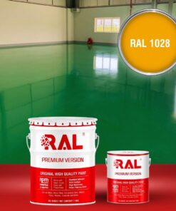 Sơn sàn công nghiệp chịu mài mòn RAL RAFLOOR ARMOR 1028 3 B15 Son san chiu mai mon RAL 1028