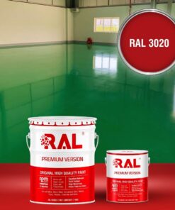 Sơn sàn công nghiệp chịu mài mòn RAL RAFLOOR ARMOR 3020 3 B15 Son san chiu mai mon RAL 3020