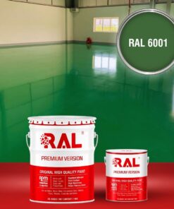 Sơn sàn công nghiệp chịu mài mòn RAL RAFLOOR ARMOR 6001 3 B15 Son san chiu mai mon RAL 6001
