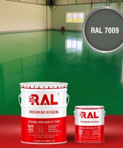 Sơn sàn công nghiệp chịu mài mòn RAL RAFLOOR ARMOR 7009 3 B15 Son san chiu mai mon RAL 7009