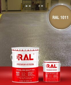 Sơn sàn công nghiệp chống trơn trượt RAL RAFLOOR ANTI-SLIP 1011 3 B17 Son san chong tron truot RAL 1011