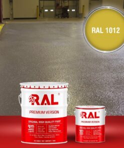 Sơn sàn công nghiệp chống trơn trượt RAL RAFLOOR ANTI-SLIP 1012 3 B17 Son san chong tron truot RAL 1012