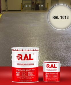 Sơn sàn công nghiệp chống trơn trượt RAL RAFLOOR ANTI-SLIP 1013 3 B17 Son san chong tron truot RAL 1013