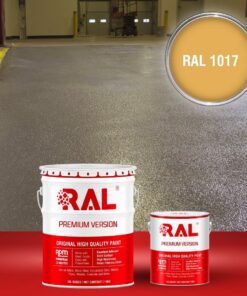 Sơn sàn công nghiệp chống trơn trượt RAL RAFLOOR ANTI-SLIP 1017 3 B17 Son san chong tron truot RAL 1017