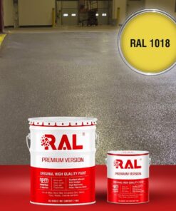 Sơn sàn công nghiệp chống trơn trượt RAL RAFLOOR ANTI-SLIP 1018 3 B17 Son san chong tron truot RAL 1018