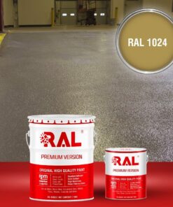 Sơn sàn công nghiệp chống trơn trượt RAL RAFLOOR ANTI-SLIP 1024 3 B17 Son san chong tron truot RAL 1024